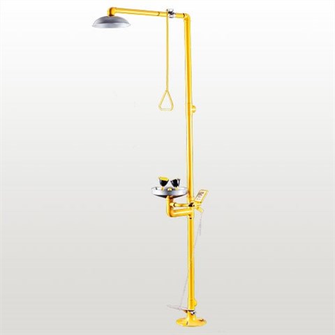 加强防腐复合式304不锈钢紧急冲淋洗眼器BH30-1011（ABS）