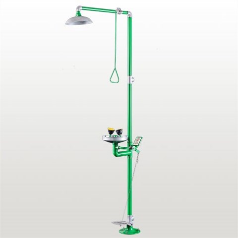 加强防腐复合式304不锈钢紧急冲淋洗眼器BH30-1011L 加强防腐复合式304不锈钢紧急冲淋洗眼器BH30-1011L