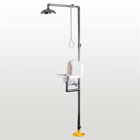 翻盖防尘(ABS盆)复合式紧急冲淋洗眼器BH30-2010 翻盖防尘(ABS盆)复合式紧急冲淋洗眼器BH30-2010