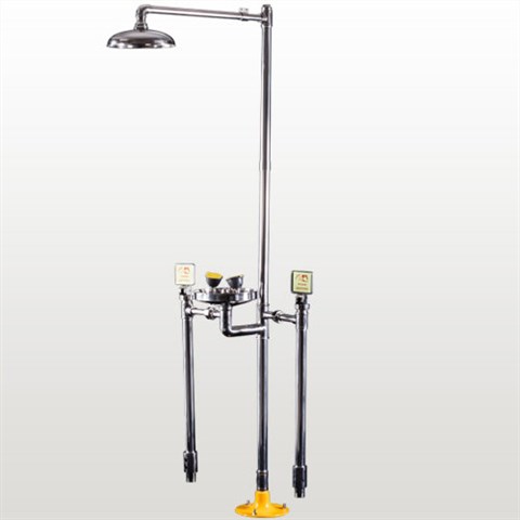 防冻地埋式双杆洗眼器BH30-6012 防冻地埋式双杆洗眼器BH30-6012