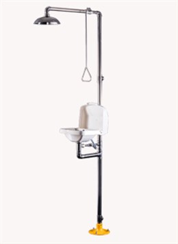 翻盖防尘（ABS盆）复合式紧急冲淋洗眼器BH30-2010