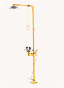 加强防腐复合式304不锈钢紧急冲淋洗眼器BH30-1011（ABS）