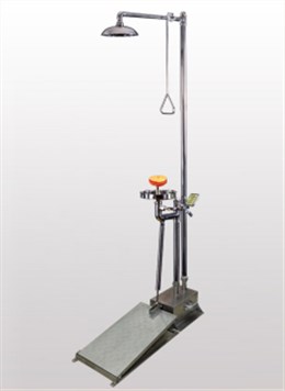 防冻排空复合式大踏板304不锈钢洗眼器BH30-5012T