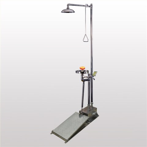 防冻排空复合式大踏板304不锈钢洗眼器BH30-5012T